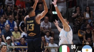 状态火热，意大利男篮84-72战胜阿根廷男篮，热身赛已四连胜